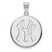 SS MLB  New York Yankees Large NY Disc Pendant