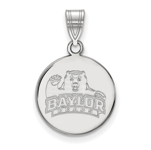 SS Baylor University Medium Baylor Head Disc Pendant