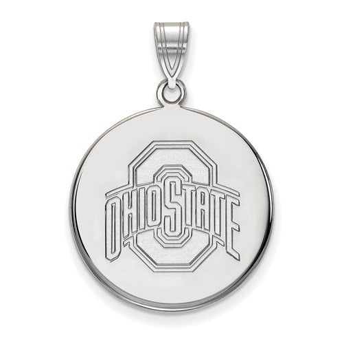 10kw Ohio State U Large Buckeyes Logo Disc Pendant