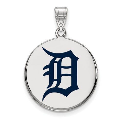 SS MLB  Detroit Tigers Large Enamel Disc Pendant
