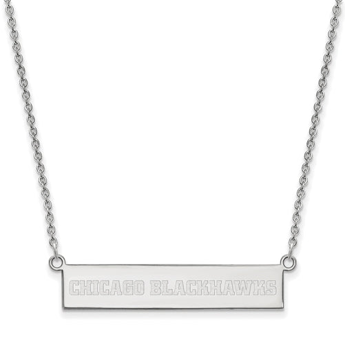 SS Chicago Blackhawks Small Bar Necklace