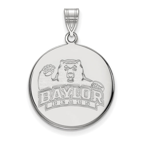 14kw Baylor University Large Baylor Head Disc Pendant