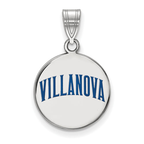SS Villanova University Medium Enamel "VILLANOVA" Disc Pendant