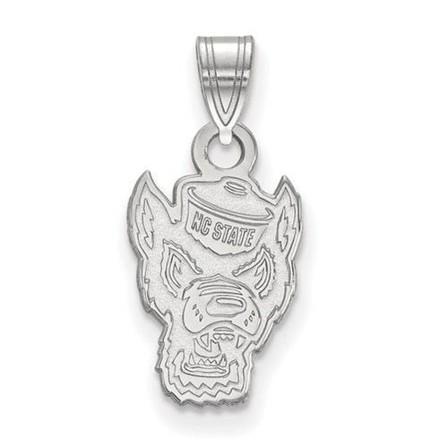 14kw North Carolina State University Small Wolfpack Pendant