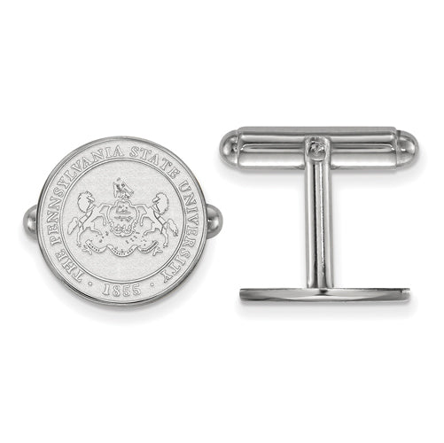 SS Penn State University Crest Cuff Links