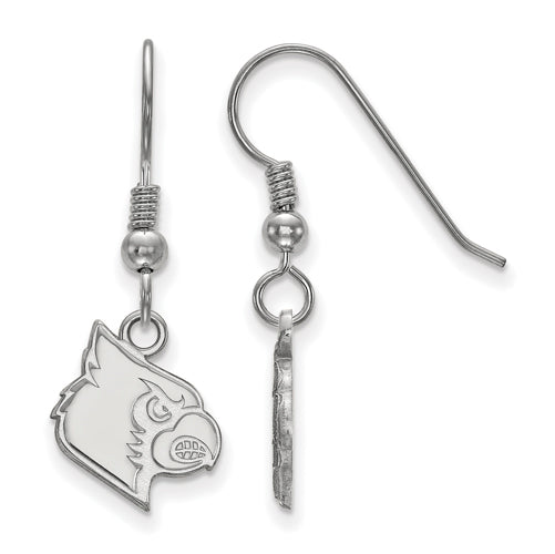SS University of Louisville Small Dangle Cardinal Earrings