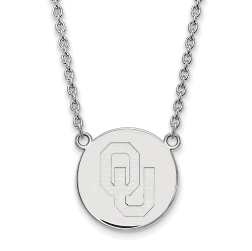 SS Oklahoma Large Disc w/Necklace