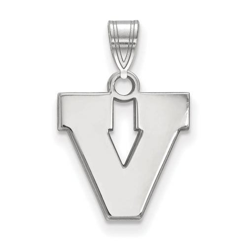 14kw University of Virginia Small V Logo Pendant