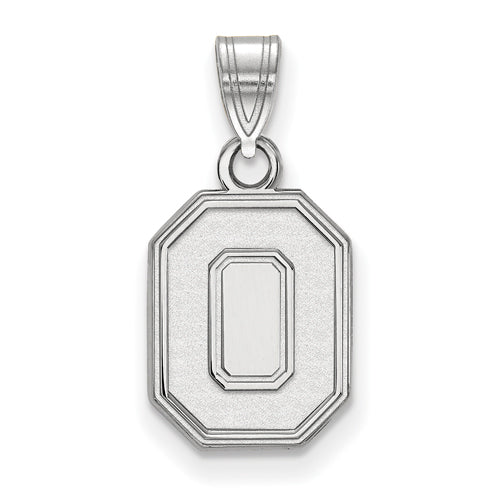 14kw Ohio State U Small Athletic "O" Pendant