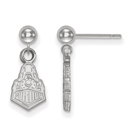 14kw Purdue Dangle Ball Boilermaker Earrings