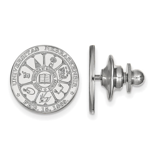 14kw University of Nebraska Crest Lapel Pin