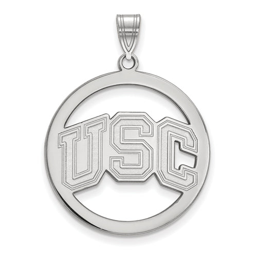 SS Univ of Southern California L Pendant in Circle
