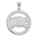 SS Univ of Southern California L Pendant in Circle