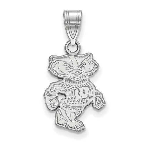 SS University of Wisconsin Medium Bucky Pendant