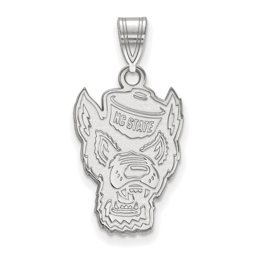14kw North Carolina State University Large Wolfpack Pendant