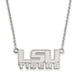 14kw Louisiana State University Small LSU TIGERS Pendant w/Necklace