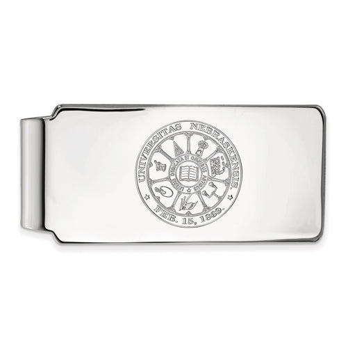 14kw University of Nebraska Money Clip Crest
