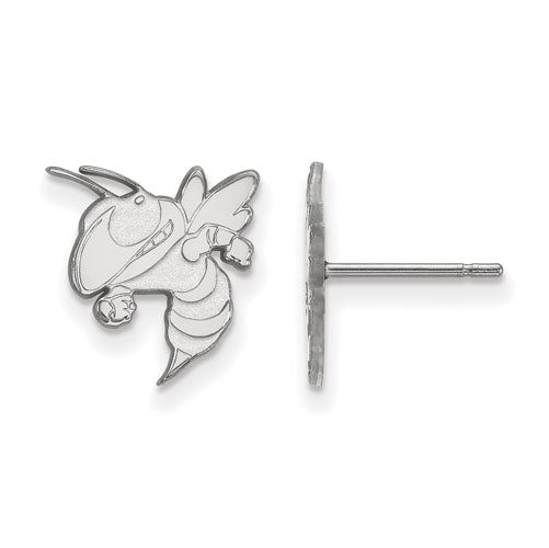 10kw Georgia Institute of Technology Small Post Yellow Jacket Earrings