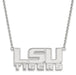 14kw Louisiana State University Large LSU TIGERS Pendant w/Necklace