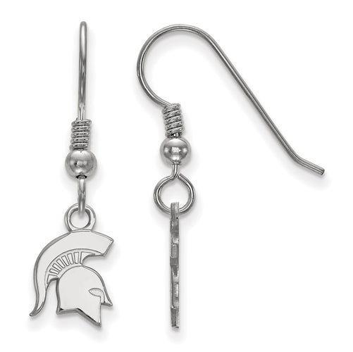 SS Michigan State University XS Spartan Dangle Earrings