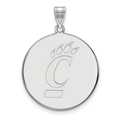 SS University of Cincinnati XL Bearcats Logo Disc Pendant