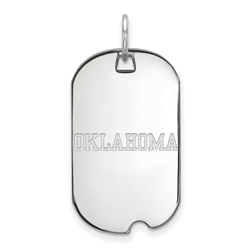 SS University of Oklahoma Small "OKLAHOMA" Dog Tag