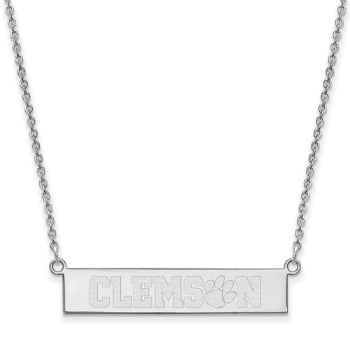 SS Clemson University Small Bar Necklace