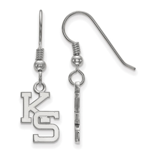 SS Kansas State University Small Dangle K-S Earrings