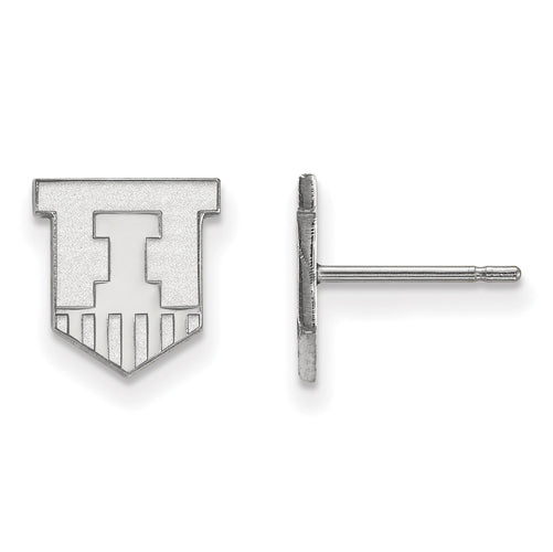 SS University of Illinois XS Victory Badge Post Earrings