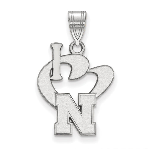 SS University of Nebraska Large I Love Logo Pendant