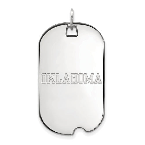 SS University of Oklahoma Large "OKLAHOMA" Dog Tag