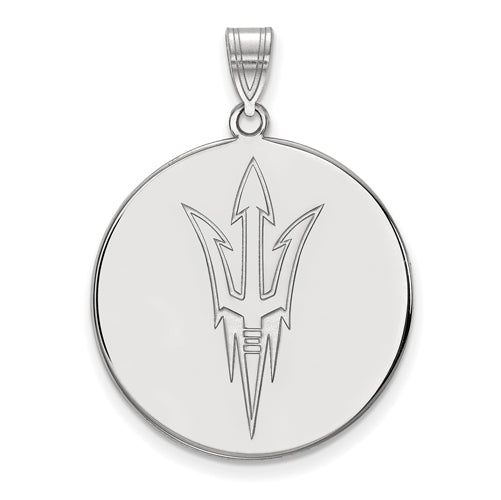 SS Arizona State University XL Pitchfork Disc Pendant