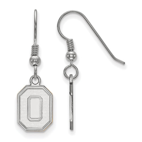 SS Ohio State U Small Athletic "O" Dangle Earrings