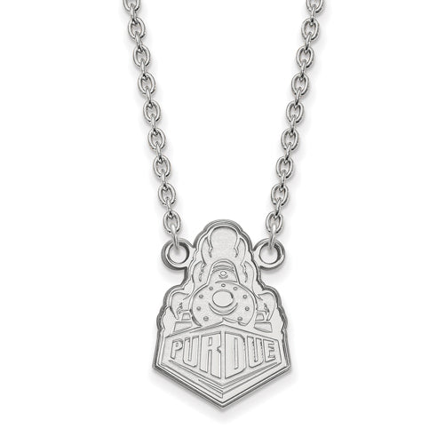 SS Purdue Large Train Logo Pendant w/Necklace