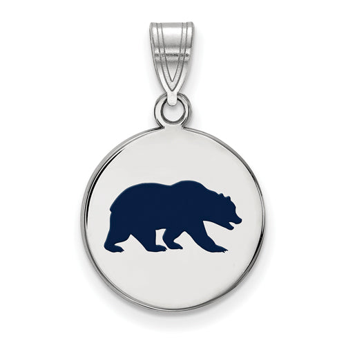 SS U of California Berkeley Medium Enamel Disc Pendant