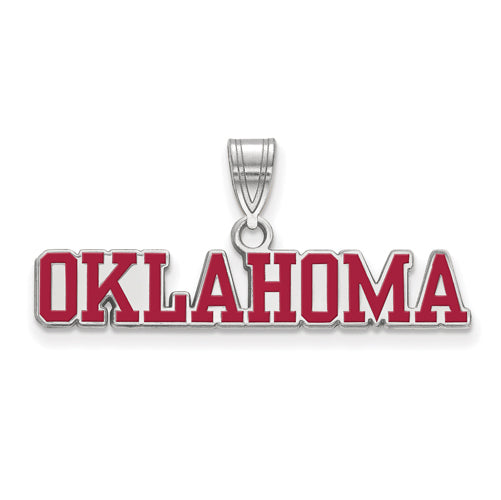 SS University of Oklahoma Large Enamel "OKLAHOMA" Pendant