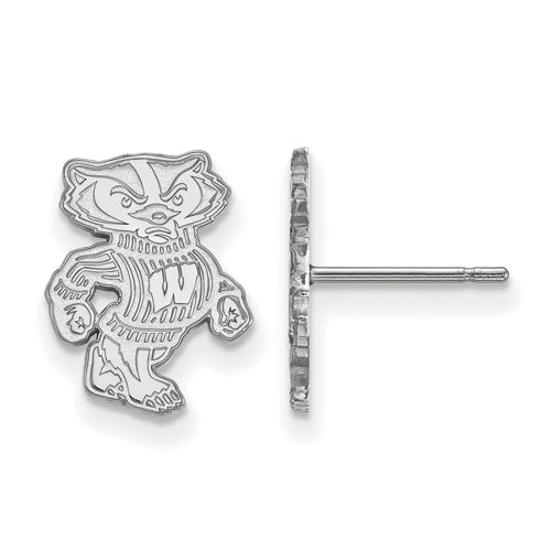 SS University of Wisconsin Small Bucky Post Earrings