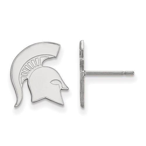 10kw Michigan State University Small Post Spartans Earrings