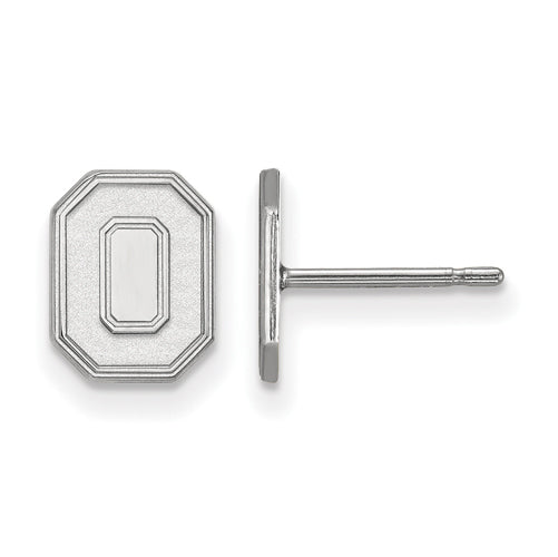 10kw Ohio State U XS Athletic "O" Post Earrings