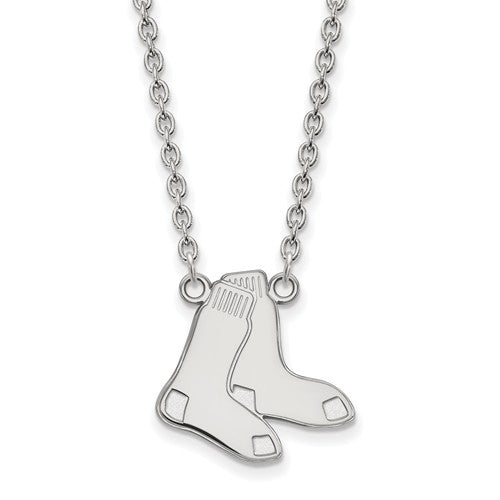 SS MLB  Boston Red Sox Large Logo Pendant w/Necklace