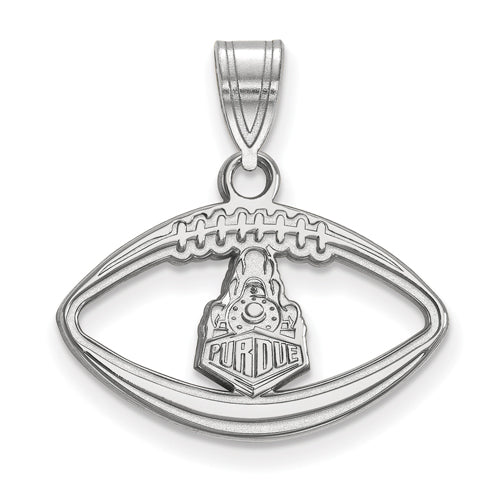 SS Purdue Train Logo Pendant in Football