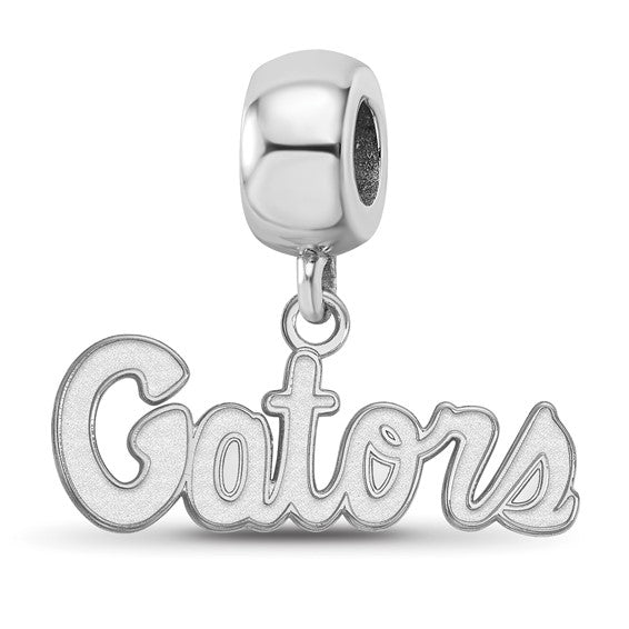 SS  University of Florida Gators Script Extra Small Dangle Bead Charm