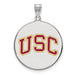 SS Univ of Southern California XLarge Enamel Disc Pendant