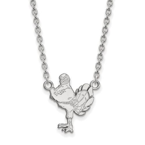 14kw Virginia Tech Large HokieBird Pendant w/Necklace