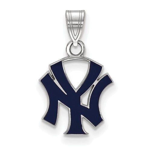 SS MLB  New York Yankees Small Enamel NY Pendant