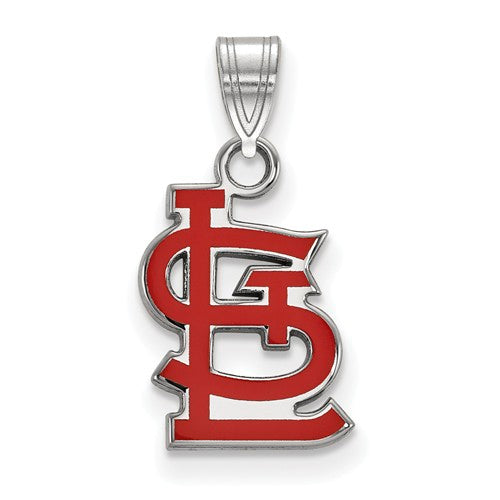 SS MLB  St. Louis Cardinals St. L Small Enameled Pendant