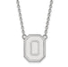 SS Ohio State U Large Athletic "O" Pendant w/Necklace