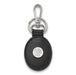 SS University of Ky Wildcats Black Leather Oval Key Chain