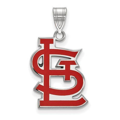 SS MLB  St. Louis Cardinals St. L Large Enameled Pendant