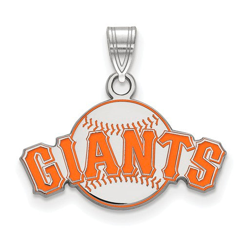 SS MLB  San Francisco Giants Baseball Small Enameled Pendant